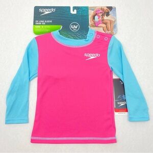 Speedo Baby UV 50+ Swim Tee, Size 12-18 Months, NWT